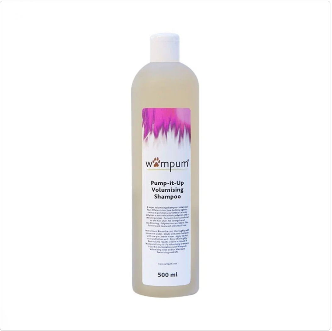 Wampum Pump-it-Up Volumising Shampoo 500ml bottle
