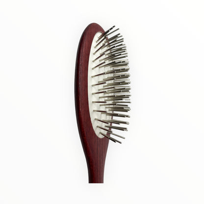 Large Oval Brush with Thick Pins