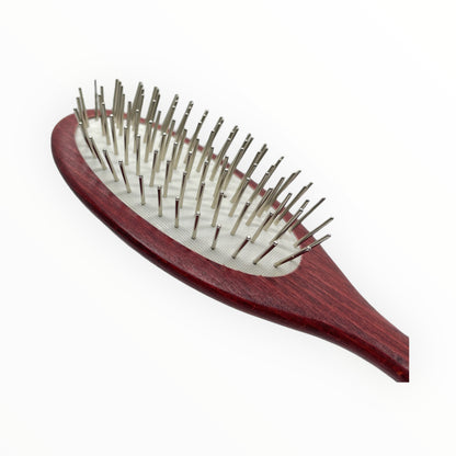 Large Oval Brush with Thick Pins